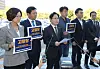 Lawmakers from the Democratic Party take reporters’ questions ahead of accusing Yoo Byung-ho, secretary-general of the Board of Audit and Inspection of Korea (BAI), of misfeasance on Oct. 12, 2022, in Gwacheon, Gyeonggi, where the Corruption Investigation Office for High-ranking Officials (CIO) is located. [NEWS1]