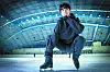 Cha Jun-hwan poses during an interview with the JoongAng Ilbo at the Korea National Training Center International Rink in Nowon District, northern Seoul on April 7. [JOONGANG ILBO]