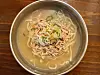 Jeon (pan-fried food) and chicken kalguksu (knife-cut noodles) sold at 79th Street Noodle House [79TH STREET NOODLE HOUSE]