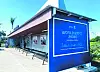 Posco puts up Busan expo promotional banner at a bus station it established in Mexico. [POSCO]