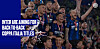 Inter Milan players celebrate after winning the 2021-22 Coppa Italia at the Stadio Olimpico in Rome on May 11, 2022. [ONE FOOTBALL]