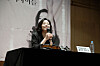 Clara-Jumi Kang speaks during a press conference at Geoam Art Hall in Gangnam District, southern Seoul, on Tuesday. [VINCERO]