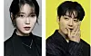 Singers IU, left, and Jungkook of boy band BTS [EDAM ENTERTAINMENT, JOONGANG ILBO]