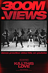 Girl group Blackpink's choreography video for 'Kill this Love' surpasses 300 million views as of Wednesday. [YG ENTERTAINMENT]