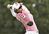 Kim Hyo-joo plays her tee shot on the 15th hole during the second round of the 77th U.S. Women's Open at Pine Needles Lodge and Golf Club on June 03 in Southern Pines, North Carolina. [AFP/YONHAP]