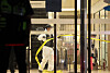 Forensics team investigates the scene of the crime where a man attacked people at a mall, AK Plaza, in Bundang, Gyeonggi, on Thursday. [YONHAP]