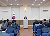 New South Korean Ambassador to the U.S. Kang Kyung-wha speaks during her inauguration ceremony at the Korean Embassy in Washington on Oct. 6, in this photo provided by the embassy. [THE KOREAN EMBASSY]