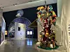Installation view of the 2024 Jeju Biennale at the Jeju Museum of Art. Here shows ″The Nameless Ones″ by Yang Kura on the right. [SHIN MIN-HEE]