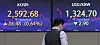 Screens in Hana Bank's trading room in central Seoul show stock markets open on Wednesday. [YONHAP]