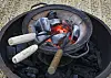 Irons are heated on the traditional brazier. [PARK SANG-MOON]
