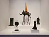 A sculpture by the famous Surrealist artist Salvador Dali, center, and sculptures by pioneer of Dada and Surrealist art Max Ernst are on view at a permanent collection gallery of Leeum. [MOON SO-YOUNG]