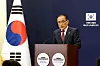 National Security Adviser Wi Sung-lac speaks about President Lee Jae Myung's speech at the United Nations General Assembly at a press briefing in New York, U.S., on Sept. 23. [JOONGANG ILBO]