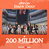 The music video for Stray Kids' ″Back Door″ hit 200 million views on YouTube. [JYP ENTERTAINMENT]