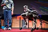 Boston Dynamics' mobile robot SpotMini during a TED talk in July 2017. [TED]