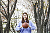 Park Ji-su holds the ball at a park in Yongin, Gyeonggi on April 4. [KIM KYUNG-ROK]
