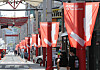 Film Street in Gosa-dong, Jeonju, two days after the 21st Jeonju International Film Festival kicked off on May 29, 2020. [YONHAP]