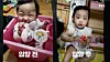 In these screen captures from SBS's investigative report aired Saturday, a photo of Jeong-in before her adoption is shown on the left and a photo after her adoption is shown on the right. [SCREEN CAPTURE]