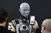 Humanoid robot Ameca created by British robotics company Engineered Arts is displayed at CES 2022 in January 2022. [NEWS1]