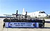 Navy sailors pose for a photo before departing for Sea Dragon 23 at the naval airbase in Pohang on Monday. [KOREA NAVY]