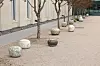 Ceramic artist Lee Kang-hyo’s stools resembling 'onggi,' Korea’s traditional round earthenware pots. [SEOUL MUSEUM OF CRAFT ART]