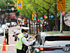 Police cracking down on druken drivers at a school zone in Suwon, Gyeonggi, in April. [YONHAP]