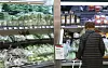 A customer shops at a discount mart on Jan. 20. Korea’s economy shrank 0.4 percent in the final quarter of last year compared to a previous quarter. A fall in private spending contributed to the decline. [NEWS1]