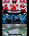 From top, “Kwangya” is mentioned in the lyrics of NCT U’s “90’s Love” (2020), Exo’s “Don’t Fight the Feeling” (2021), and NCT Dream’s “Hello Future” (2021). [SCREEN CAPTURE]