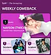 Twice’s Nayeon was the winner of Favorite’s Weekly Comeback chart for the second week of June. [NHN BUGS]