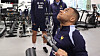 Kylian Mbappe trains ahead of the Euro 2024. [ONE FOOTBALL]