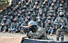 New conscripts participate in military training in the army training center in Nonsan, South Chungcheong on Dec. 7. [NEWS1]