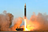 A ballistic missile is launched toward the East Sea on March 27, 2023, in this file photo released by North Korea's official Korean Central News Agency the following day. [YONHAP]