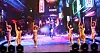 A mixed-reality performance by real and AI idols at an art hall at Dongseo University in Busan on November 29. [SONG BONG-GEUN]