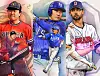 From left: Sun Dong-yol, Lee Seung-yuop and Dustin Nippert [KBO]