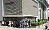 Amidst Chanel's price increase announcement, customers queue up in front of Lotte Department Store in Jung District, central Seoul, on May 13, 2020. [YONHAP]