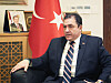 Turkish Ambassador to Korea Murat Tamer sits for an interview with the Korea JoongAng Daily at his embassy in central Seoul Monday. [KIM MYEONG-JI]