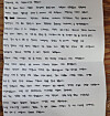 A letter written by the suspect accused of killing her two newborns and keeping them in a freezer in Suwon, Gyeonggi. [SON SUNG-BAE]