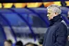 Tottenham Hotspur manager Jose Mourinho watches his team's 3-0 loss to Croatian side Dinamo Zagreb at Stadion Maksimir in Zagreb, Croatia on March 18. [AP/YONHAP]