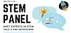 An image promoting the STEM panel, a speaker series featuring women in STEM organized by members of the FemSTEM club. [KOREA INTERNATIONAL SCHOOL PANGYO CAMPUS]
