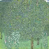 ″Rose bushes under trees″ by Gustav Klimt, currently held by the Musee d'Orsay, is one of the 15 artworks that were looted from Jews during World War II and will be returned to the heirs of the original owners. The French senate Tuesday approved the return of the 15 artworks as part of efforts by the government to accelerate restitutions. [WIKIMEDIA COMMONS]