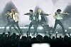 Tomorrow X Together performs during the MTV Video Music Awards on Tuesday at the Prudential Center in Newark, N.J. [AP]