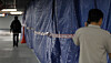 A basement parking lot of an apartment complex commissioned by Land and Housing Corporation in Paju, Gyeonggi, is under reinforcement work on Wednesday. [NEWS1]