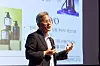 Amorepacific CEO Kim Seung-hwan speaks during the company's annual Investor Day at its headquarters in Yongsan District, central Seoul, on Wednesday. [AMOREPACIFIC]
