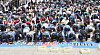 Members of a fishermen federation bow down in a pledge to assure the safety of Korean fishery products at Busan Station Plaza on Monday. [YONHAP]