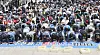 Members of a fishermen federation bow down in a pledge to assure the safety of Korean fishery products at Busan Station Plaza on Monday. [YONHAP]