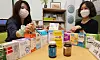 Members of the Korea Consumer Agency introduce the 15 probiotics that ranked highly in consumers' preferences based on health benefits at the Government Complex in Sejong City on Wednesday morning. The agency found that almost all of the discussed products satisfied the probiotic content requirement, but some of them had a disproportionate concentration of certain bacterial species. [YONHAP]