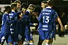 Hong Hyun-seok of KAA Gent celebrates with his teammates after scoring during a Croky Cup round of 32 match against KFC Dessel Sport at Armand Melis Stadion, Dessel, Belgium on Wednesday. [SCREEN CAPTURE]