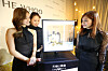 Chinese influencers look at the renewed Cheongidan products at LG Household & Health Care's 'The Whoo Cheongidan Art Fair in Shanghai' on Wednesday in Shanghai, China. [LG H&H]