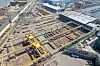 Hyundai Steel's steel reinforcement rebar plant in Incheon, which was shut down on April 1 for a month due to weak demand. [YONHAP]
