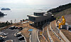 A sculpture symbolizing memory and waiting installed in front of the National Maritime Safety Center under construction near Paengmok Harbor, Imhoe-myeon, Jindo, North Jeolla Province. [YONHAP]