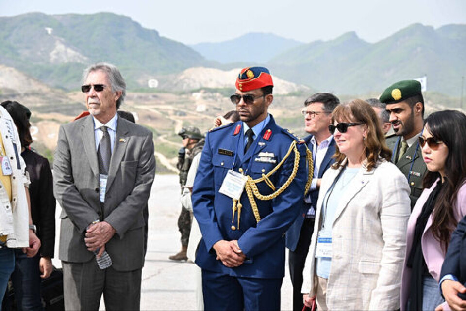 Catherine Raper Diplomats, military attaches gather for live-fire training followed by ...